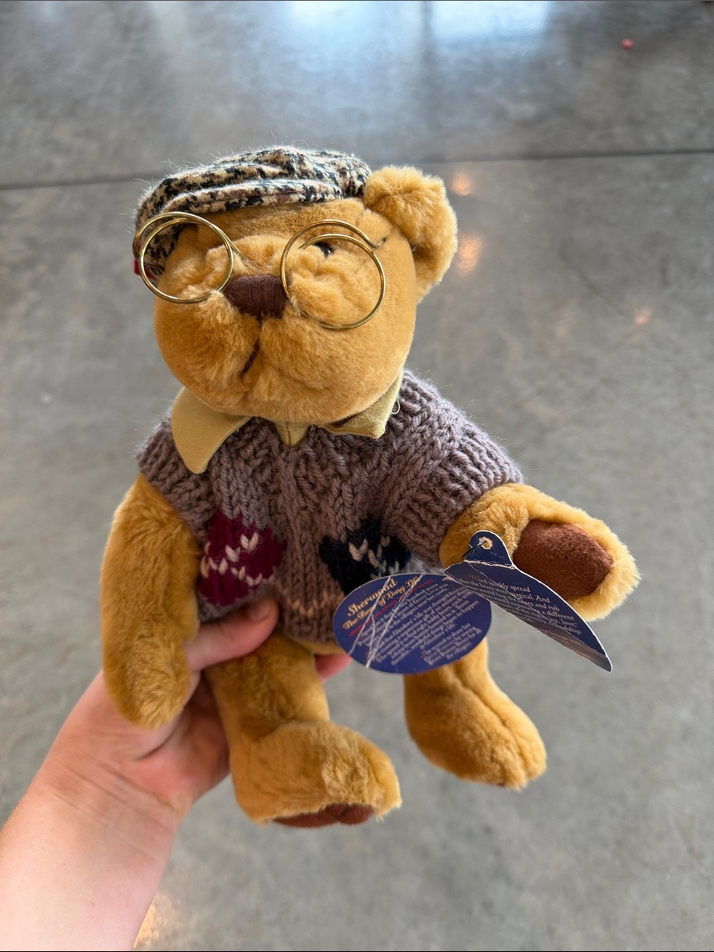 Sherwood the brass button bear